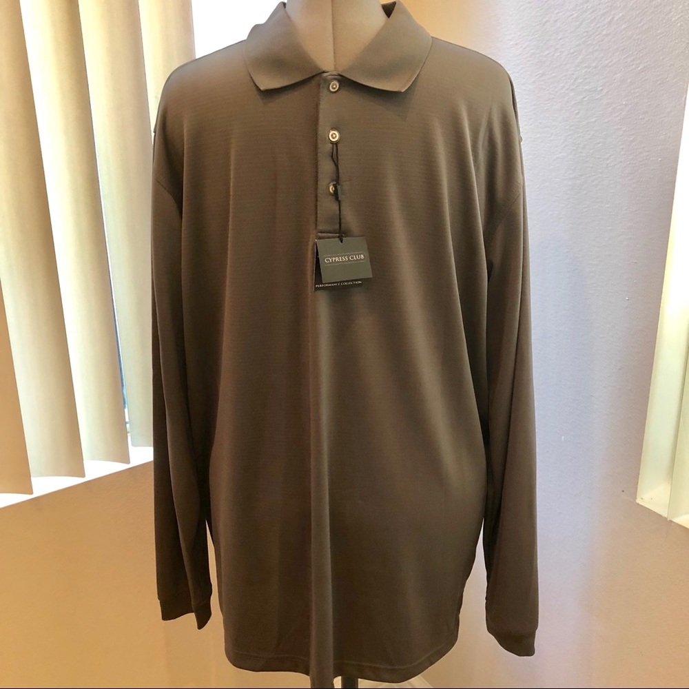 Cypress Club Grey Long Sleeve Shirt